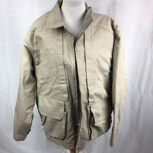 5.11 Tactical Series tan Large 100% cotton zipper closure